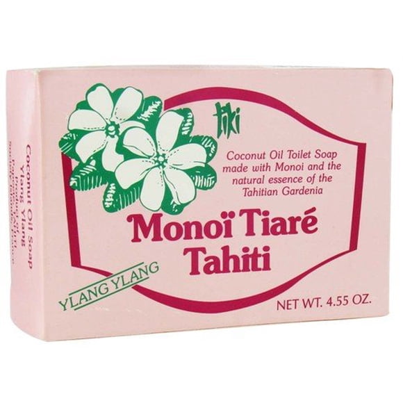Monoi Tiare Tahiti Savon en Barre pour Toilettes à l'Huile de Coco Ylang-Ylang - 4,55 oz