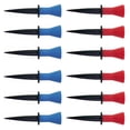 thumbnail image 1 of Langgg Lot de 12 pour T-Shirts de Golf Ballon en Plastique Support Stable Réutilisable Extérieur Intérieur Golf Sports Entraînement Pratique pour Golfeurs 6 Pcs Rouge+6 Pcs Bleu 76mm 2Ensemble, 1 of 6