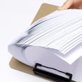 thumbnail image 4 of 5 Pcs Pince Unique Dossier A4 Multifonction Pliable Bloc-Notes Stockage de Données Fournitures de Bureau, 4 of 7