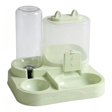 Distributeur Automatique d'Eau et d'Aliments pour Chat Tout-en-un, Distributeur d'Eau pour Nourriture pour Animaux, Grande Capacité, Distributeur de Rangement pour Nourriture, Fournitures pour Animaux