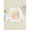 thumbnail image 2 of Faithtur Sweat-Shirts d'Anniversaire Garçon Lettre Imprimé Manches Longues Col Rond Tops Vêtements Bébé, 2 of 9