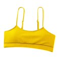 thumbnail image 4 of ylioge Womens Two Piece Swimsuits Tankini Ribbed Built in Removeable Bras Bikini Bathing Suits Ladies Solid High Waisted Swimsuit, 4 of 6