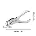 thumbnail image 3 of Chmadoxn Bureau et Papeterie Perforation Trou Rond Perforation de Trou Perforation Multifonctionnelle Mini Perforation de Reliure machine de Perforation, 3 of 9