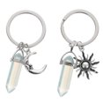 thumbnail image 4 of 2Pcs Couples Porte-Clés Nouveau Soleil et Lune Porte-Clés Design Porte-Clés Décoratif, 4 of 9