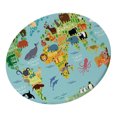 thumbnail image 4 of GROWTH TANK Table Cloth Large Round Elastic Edge Fitted Vinyl Waterproof Table Cover - 55 Style06, 4 of 6