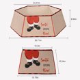 thumbnail image 3 of Christmas Wreath Decorations Tree Collar Foldable Tree Ring Christmas Tree Dress Up Skirt For Christmas Tree Decor, Box Packaging, Christmas Tree Bottom Decoration For Shopping 50% off Clearance, 3 of 9