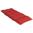 thumbnail image 3 of vidaXL Coussins de Chaise Dossier Haut 4 Pcs Tissu Oxford Rouge, 3 of 5