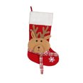 thumbnail image 1 of B 20 Inch Christmas Stocking With Snowflake Design For Holiday Decor Gift Storage Festive Home Decoration Christmas Party Essential 0.24 Lb, 1 of 7