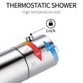 thumbnail image 4 of Polished Chrome Thermostatic RV Shower Faucet, Constant Water Temperature with Heavy Duty Solid Brass Construction, 4 of 5