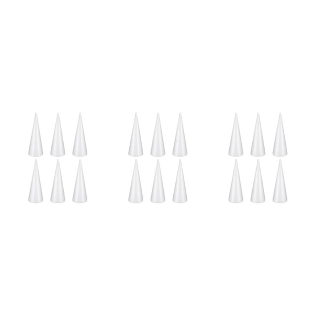 Wweixi Handcrafted Colored Painting DIY Craft Kit Styrofoam for All 75-84 inch Sizes White 9.84 Inch 3Set