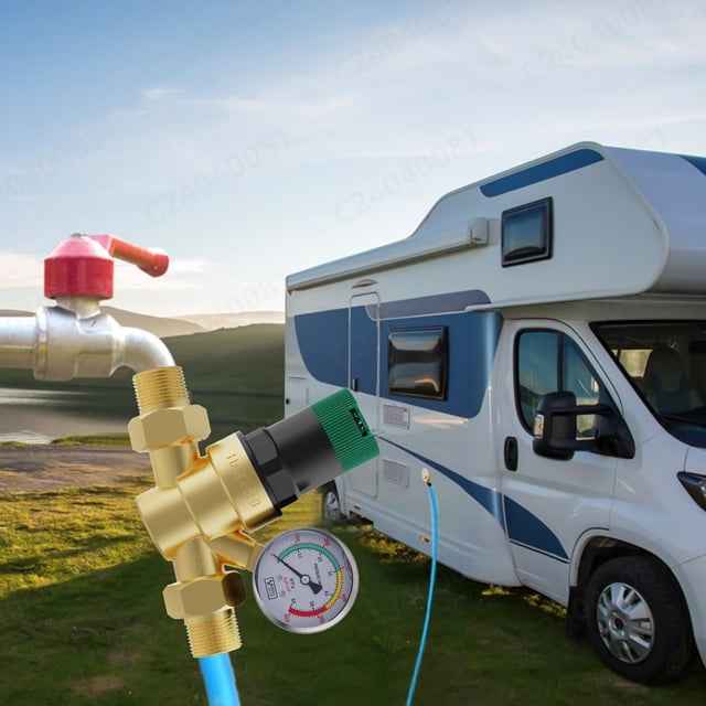 TIMIFIS Water Pressure Regulator Tap Water Pressure Reducing Rotary Water Pressure Regulating Rv Camping Vehicle Pressure Reducing Car Accessories