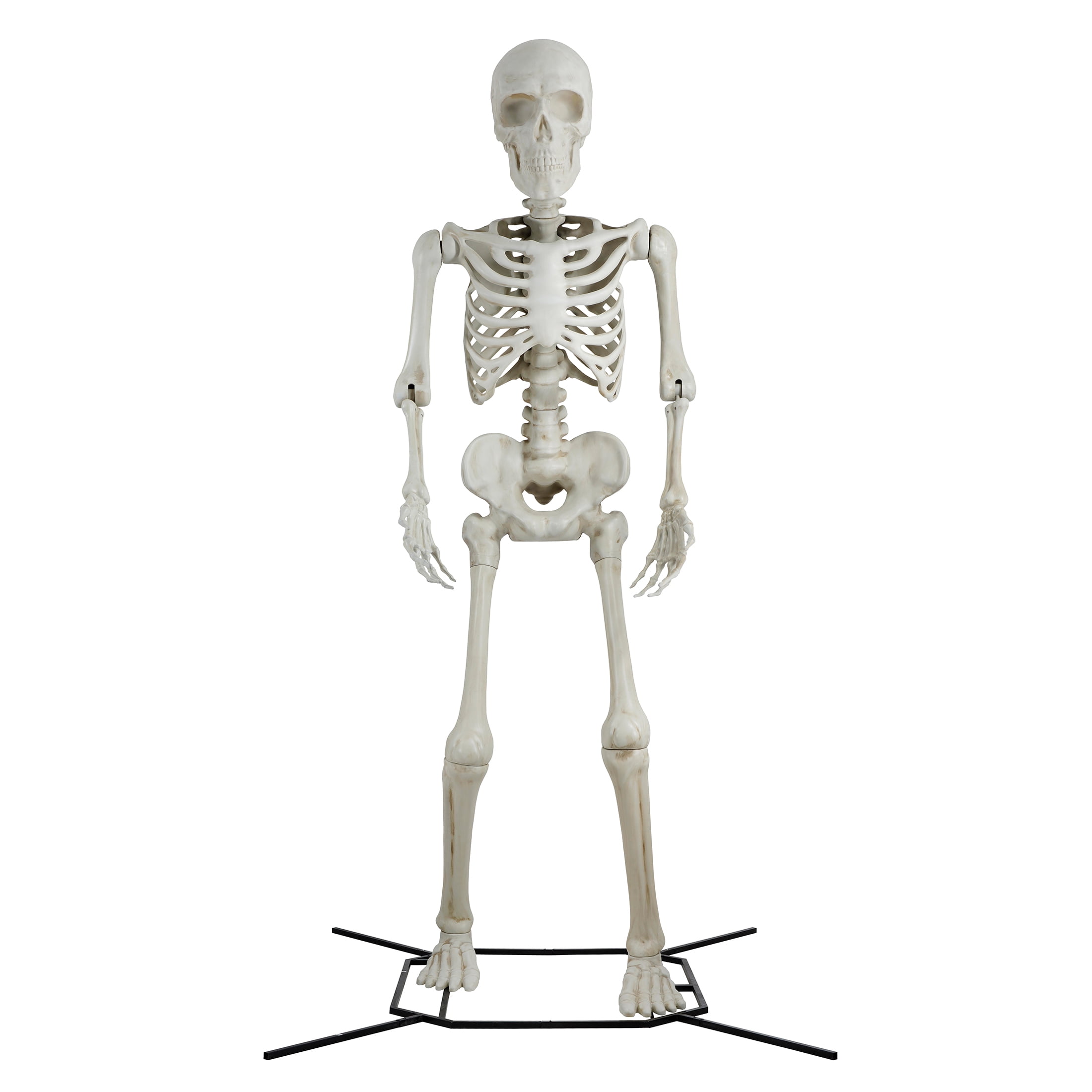 10ft Posable Skeleton, Bone Colour — Halloween Decoration by Way to Celebrate