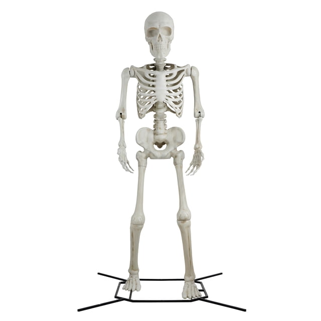 Squelette articulé de 3 m, couleur os — Décoration d'Halloween par Way to Celebrate