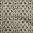 thumbnail image 1 of oneOone Polyester Spandex Beige Fabric Asian Ikat Sewing Craft Projects Fabric Prints By Yard 56 Inch Wide, 1 of 4