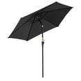 thumbnail image 1 of Outsunny 8.5' Round Aluminum Patio Umbrella Black, 1 of 10