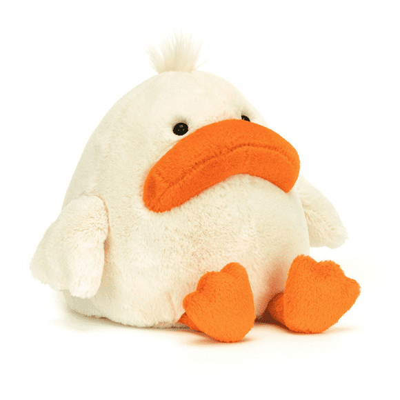 Jellycat Canard Delia 9,1 Pouces en Peluche – Jouet en Peluche Grincheux et Décalé