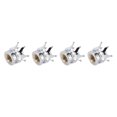 thumbnail image 1 of Wheel Valve Covers, Crown Shape Copper Core Wheel Stem Valve  Wearproof  For Cars Trucks Bicycles White, 1 of 8