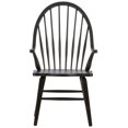 thumbnail image 2 of Liberty Furniture Hearthstone Ridge Windsor Back Arm Chair, Black (Set of 1), 2 of 7