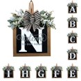 thumbnail image 1 of Front Door Decorations Alphabet Wreath Sign  Outdoor Hanging Decoration  11.8”*11.8”, 1 of 3