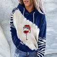 thumbnail image 2 of Penkiiy Sweat à Capuche pour Femmes Pull d'Hiver Chaud Décontracté à Manches Longues Mode avec Poches Bleu Y2K, 2 of 4