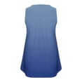 thumbnail image 4 of Dealovy Débardeurs Grande Taille pour Femmes Décontracté Sans Manches Col Rond Boutons Froncés Couleur Unie T-Shirts Amples Fluides, 4 of 4