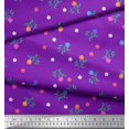 thumbnail image 3 of Soimoi Poly Georgette Fabric Aster Floral Print Sewing Fabric Yard 52 Inch Wide, 3 of 3