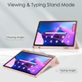 thumbnail image 2 of KOMI Tablet PC Case Case Compatible with Lenovo Tab M10 Plus (Gen 3 2022) 10.6"Tablet Case, TPU Slim Cover Auto Wake/Sleep Smart Case with Clear Transparent Back Shell Back tablet protection Rose Gold, 2 of 5
