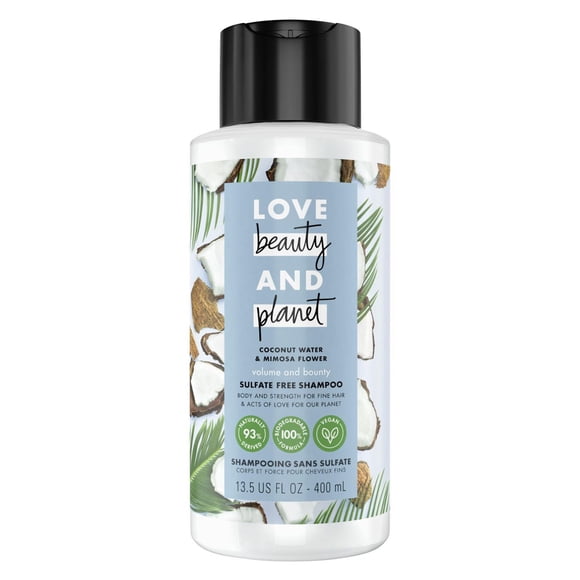 Love Beauty and Planet Coconut Water and Mimosa Shampoo