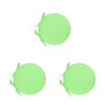 thumbnail image 2 of relayinert 1/2/3/5 Confort et Durabilité des Chaises Coussin Rond Doux et Confortable Vert Clair 3 Pcs, 2 of 6