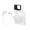White, variant on 1PCS Outlet Wall Mount for Blink Sync Module 2 Mount Bracket Holder for Blink Outdoor Camera No Messy Wires Outdoor and Indoor Home Camera Mount with Short Charging Cable