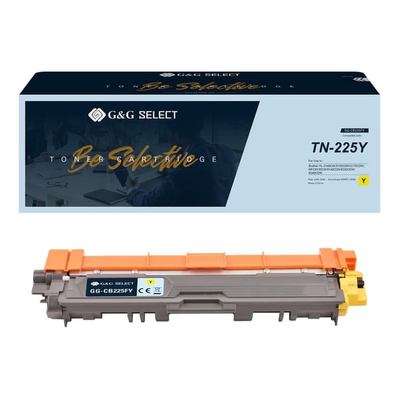 G&G Select Brother TN-225 Remanufactured Yellow Toner Cartridge