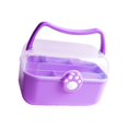 thumbnail image 4 of GROWTH TANK 2 Layer Storage Box with Lid with Handle Cute Multipurpose Storage Container for Violet, 4 of 9
