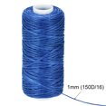 thumbnail image 4 of Unique Bargains Denim Blue Polyester Waxed Leather Sewing Thread, 55 Yards, 4 of 6