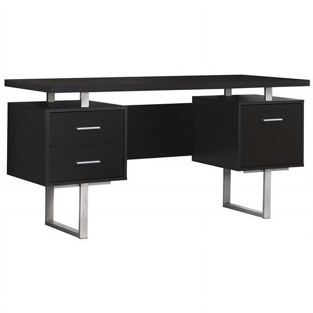 Bowery Hill Bureau d'Ordinateur 60" en Cappuccino Brun