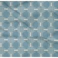 thumbnail image 4 of oneOone Organic Cotton Poplin Twill Fabric Check Kasuri Print Sewing Fabric BTY 42 Inch Wide, 4 of 4