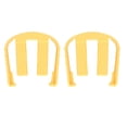 thumbnail image 2 of C Clip Replace Part, Durable 2pcs Plastic Car Washer Clip Quick Connector  For Replacement Yellow, 2 of 8