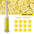 thumbnail image 4 of 3Pcs Toilet Cleaner Gel  Flower Fragrant Toilet Cleaning Detergent Gel Aromatherapy Toilet Gel Helps Prevent Limescale  Strong Cleaning Power Natural Fragrance Deodorant for Home  Lemon, 4 of 9