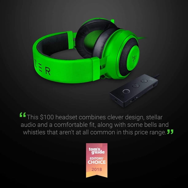 ヘッドホン Razer KRAKEN TOURNAMENT EDITION GREEN Razer Kraken Tournament Edition THX 7.1 Surround Sound Gaming
