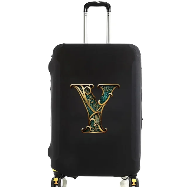 Housses de Bagage Housse de Protection Bagage de Voyage Anti-Rayures Housse Anti-Poussière Réutilisable Housse Lavable Motif Imprimé Graphique 8Graphic Letter Y TG