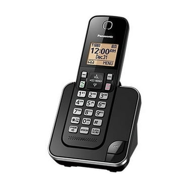Téléphone Numérique Sans Fil Remis à Neuf Panasonic KX-TGC380B avec 1 Combiné