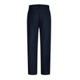 thumbnail image 3 of AherBiu Pantalon Habillé pour Homme Rétro à Taille Extensible, Jambe Droite, avec Poches, Pantalon Classique Ajusté, 3 of 5
