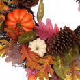 thumbnail image 3 of Wreath w/ Pumpkin and Green Leaves, 3 of 5