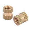 thumbnail image 1 of Insert Moulé en Laiton M2.5 Cylindre Rond Encastré Écrous M2.5x4x3.5; 100 Pcs, 1 of 8