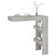 thumbnail image 5 of vidaXL Wall Bar Table Concrete Grey 102x45x103.5 cm Engineered Wood, 5 of 5