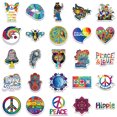 thumbnail image 1 of 50 Pcs Psychedelic Stickers Waterproof Vinyl Decals  Sticker For Laptop Phone Guitar Water Bottle Scrapbook Skateboard, 1 of 7