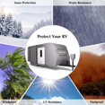 thumbnail image 4 of QinaQin 20-22 Ft Rv Cover, Camping Trailer Cover, with Uv Protection, Windproof Straps, Uv and Waterproof Protection, Includes Tire Cover, Jack Cover and Adhesive Patch, 4 of 7