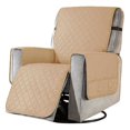 thumbnail image 1 of Housse de Canapé 2024 Réversible pour Fauteuil Inclinable, Housse Imperméable avec Poches Latérales, Protecteur de Fauteuil Inclinable Lavable avec Sangles Élastiques pour Enfants Chien Beige, 1 of 9