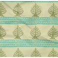 thumbnail image 4 of oneOone Organic Cotton Poplin Twill Fabric Chevron & Tree Block Print Fabric By The Yard 42 Inch Wide, 4 of 4