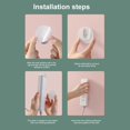 thumbnail image 3 of Wall-mounted Socket Holder Retainer Self-Adhesive Insert Type Power Strip Stand, 3 of 9