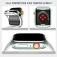 thumbnail image 2 of Tianle Compatible for Apple Watch Case 41mm Series 7 Series 8 Series 9, Ultra-Thin All Around TPU Protective Case Cover for Apple Watch Screen Protector 41mm Series 9, 3 Pack Black/Silver/Rose Gold, 2 of 7